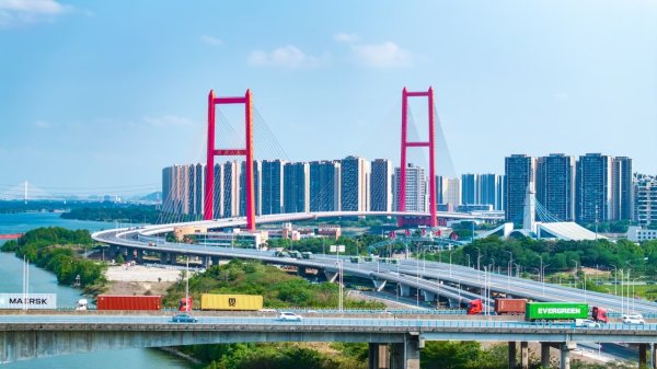 兴华配资 打造“佛山第一跨”！顺德大桥项目建成通车